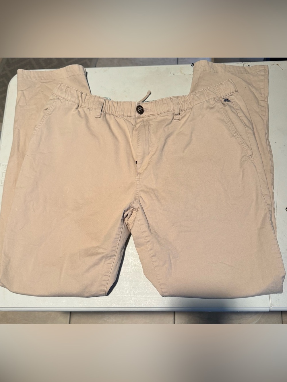 Men's Chubbies Elastic-Waist Khaki Pants
